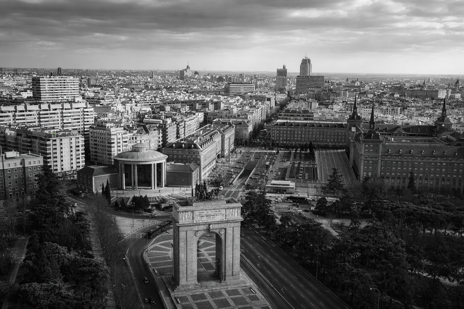 Vistas de Moncloa Madrid
